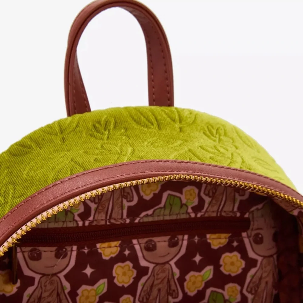 Loungefly Marvel Guardians of The Galaxy Groot Floral Velvet Mini Backpack